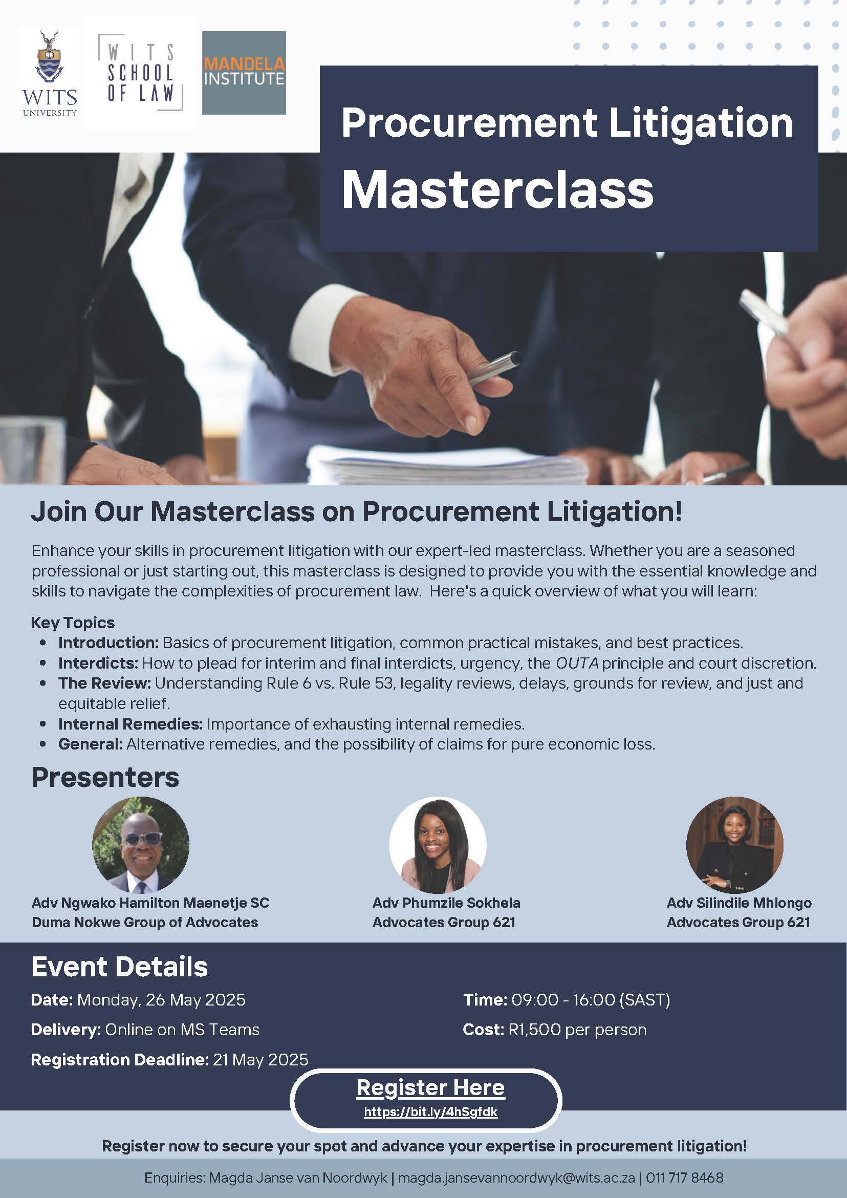 Procurement and Litigation Masterclass
